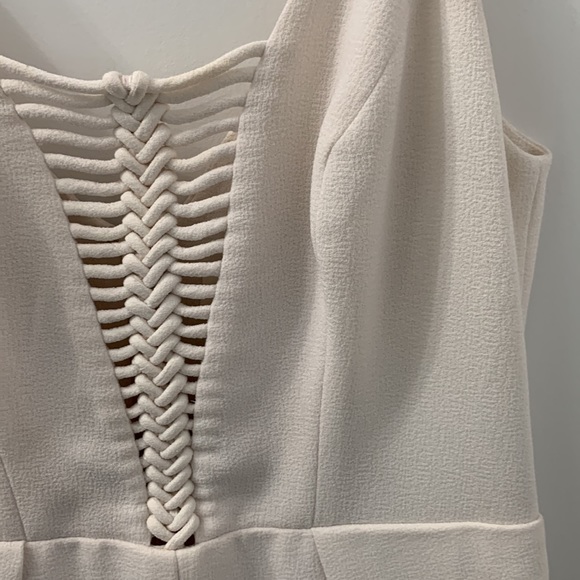 Zimmermann White Crepe Braid Bridal Jumpsuit - Picture 6 of 15